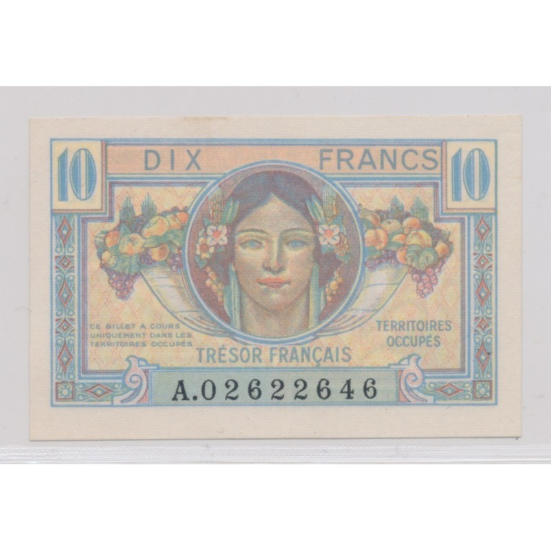 10 Francs Trésor Français - 1947 - SUP