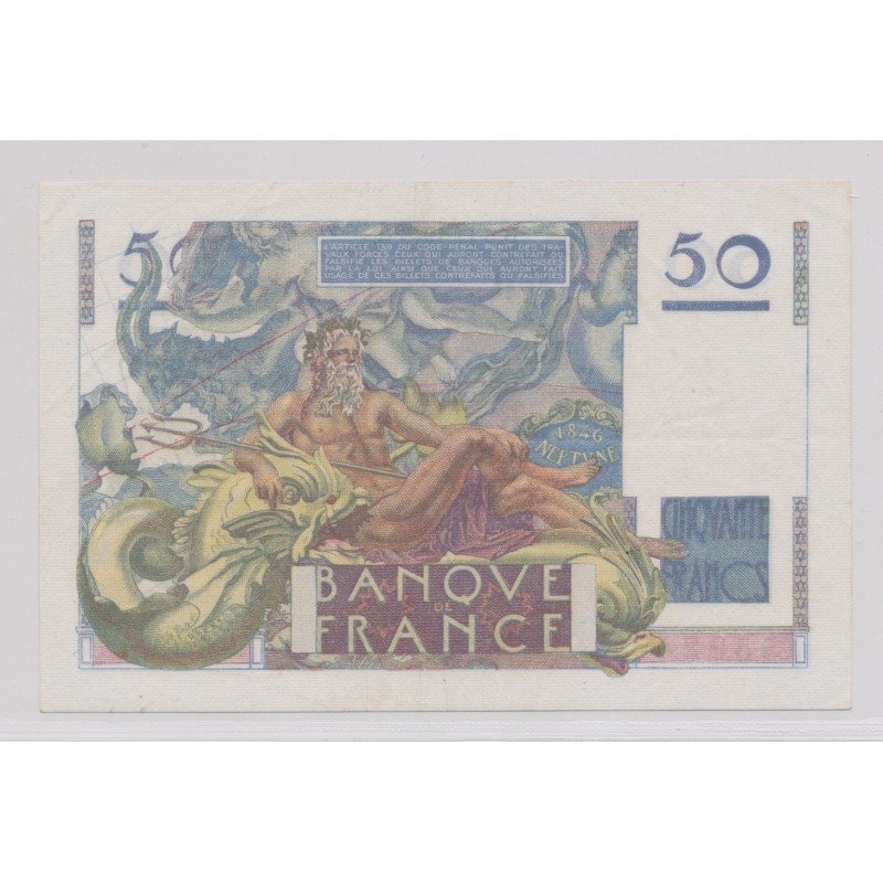 50 Francs Le verrier - 3.11.1949 - M.140 - TTB+