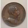 Médaille - AD Alessandro la marmora I Bersaglieri - 1886 - bronze - 65mm - SUP
