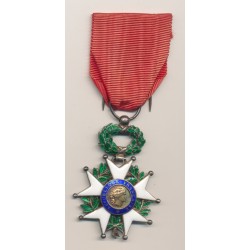 4e République - Légion d'honneur Chevalier - argent - ordonnance