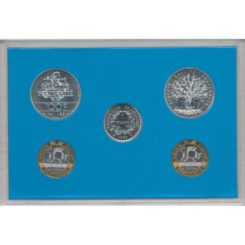 Coffret FDC 1989 - 5 Pièces