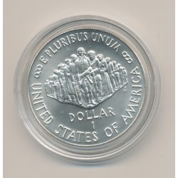 Etats-Unis - 1 Dollar 1987 P - Bicentenaire constitution Américaine - argent  2