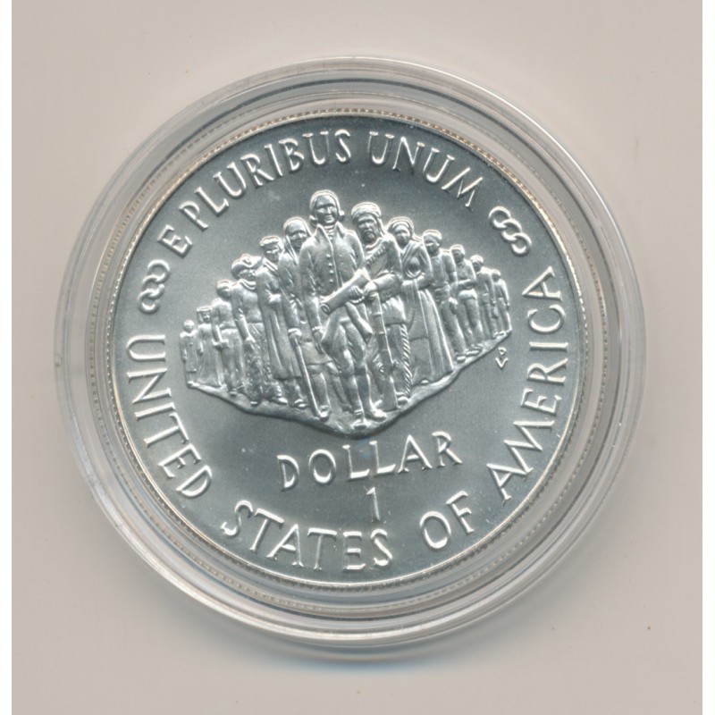 Etats-Unis - 1 Dollar 1987 P - Bicentenaire constitution Américaine - argent 