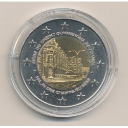 Médaille - CCF célèbre l'avènement de l'euro - bimétallique - 1999 2