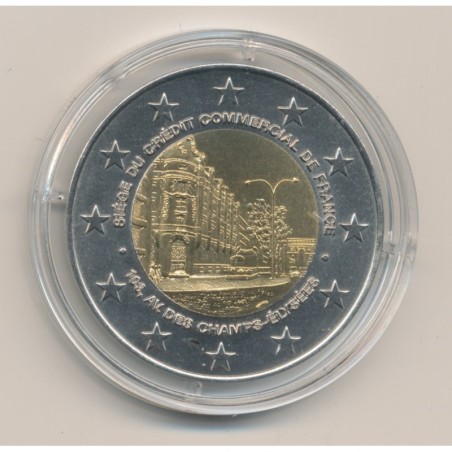 Médaille - CCF célèbre l'avènement de l'euro - bimétallique - 1999