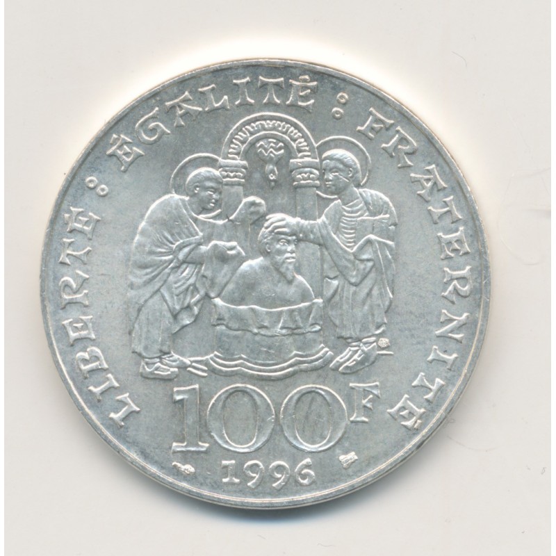 100 Francs Clovis - 1996 - argent - SUP