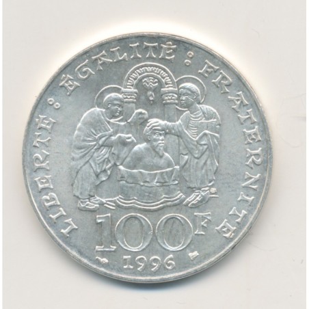 100 Francs Clovis - 1996 - argent - SUP