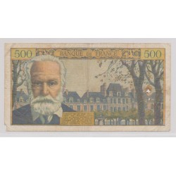 5NF sur 500Francs Victor Hugo - 12.02.1959 - TB 2