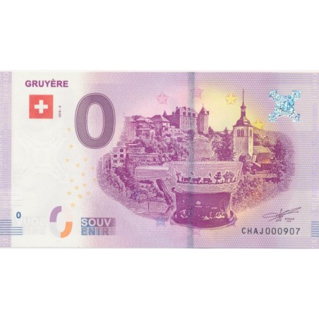 Billet 0€ - Suisse - Gruyère - 2018-2
