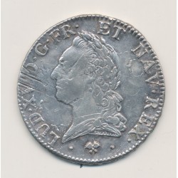 Louis XV - Écu à la vieille tête - 1772 L Bayonne - TB