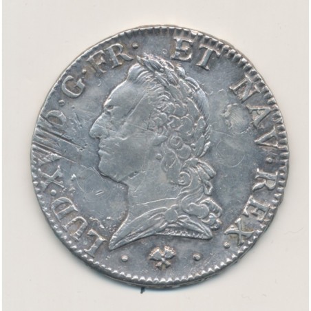 Louis XV - Écu à la vieille tête - 1772 L Bayonne - TB