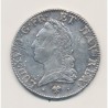 Louis XV - Écu à la vieille tête - 1772 L Bayonne - TB