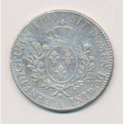 Louis XVI - Écu aux lauriers - 1790 A Paris - TB+ 2