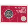 2 Euro 2021 - JO Paris 2024 - coincard rouge