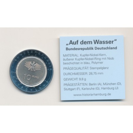 10 euro 2021 - auf dem wasser