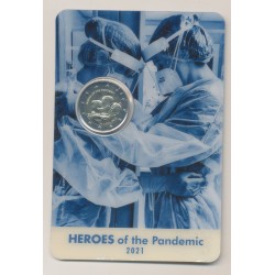 2 euro - Malte 2021 - Héros de la pandémie 2