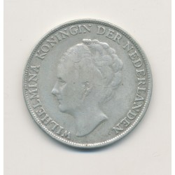 Hollande - 1 Gulden 1944 - Wihelmina - argent - TB