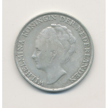 Hollande - 1 Gulden 1944 - Wihelmina - argent - TB