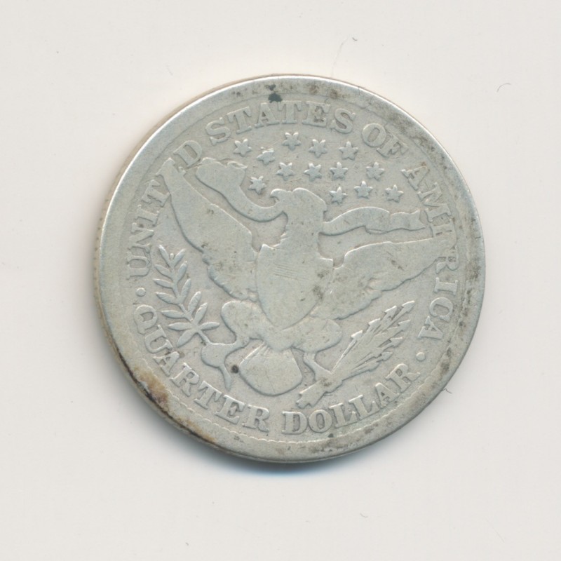 Etats-Unis - 1/4 Dollar 1892 - argent - B