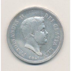 Italie - 120 Grana 1841 - Ferdinand II - Naples - argent - TB/TB+