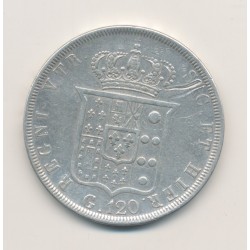 Italie - 120 Grana 1841 - Ferdinand II - Naples - argent - TB/TB+ 2