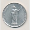 Italie - 5 Lire 1848 M Milan - Lombardie - argent - TTB+