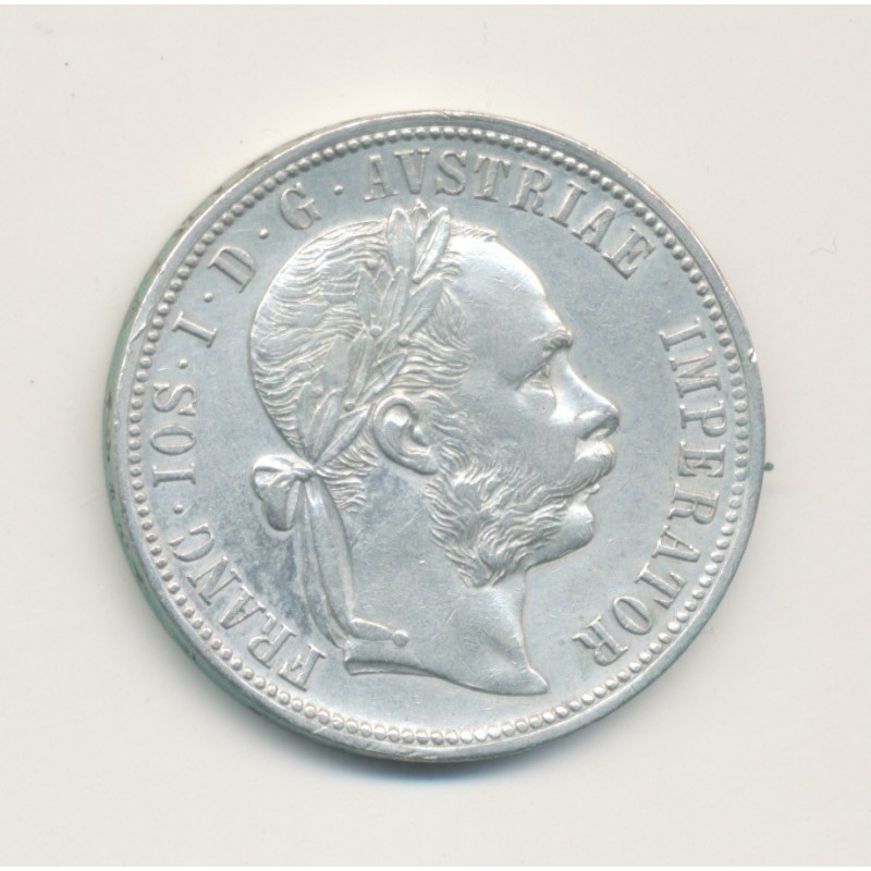 Autriche - 1 Florin 1889 Vienne - François Joseph I - argent - TTB+