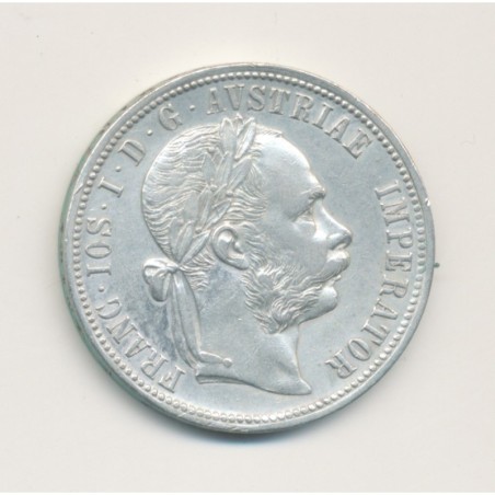 Autriche - 1 Florin 1889 Vienne - François Joseph I - argent - TTB+