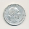 Autriche - 1 Florin 1889 Vienne - François Joseph I - argent - TTB+