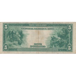 Etats-Unis - 5 Dollars 1914 - Abraham Lincoln 2