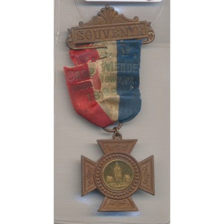 Etats-Unis - Société issue guerre civile - souvenir camp SUV meade middletown 1898