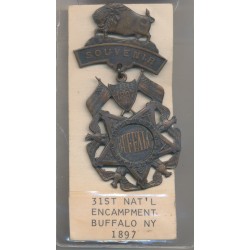 Etats-Unis - Société issue guerre civile - 31e camp Buffalo 1897