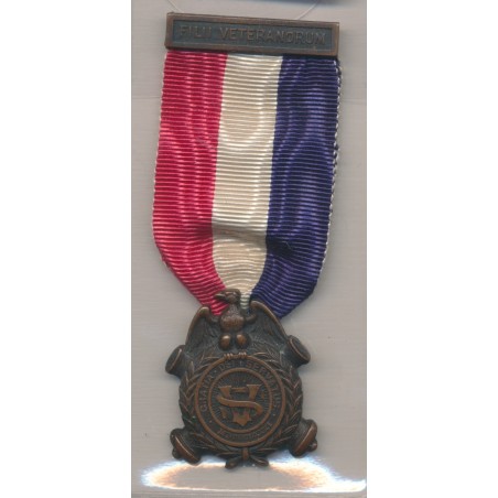Etats-Unis - Veterans civil war 1881 - ruban bleu blanc rouge