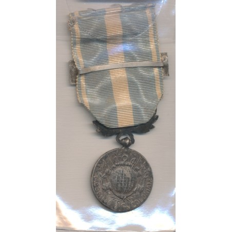 Médaille coloniale - avec agrafe Tunisie - 27mm