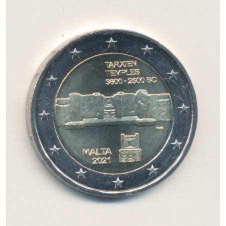 2€ Malte 2021 - Temples de Tarxien
