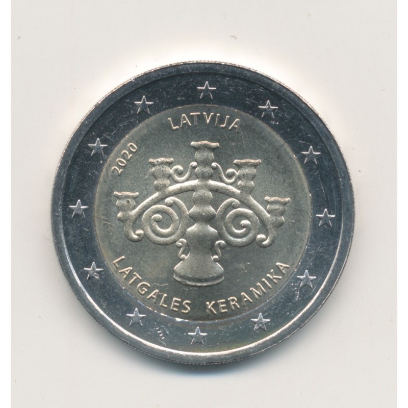 2€ Lettonie 2021 - céramique de Latgalian