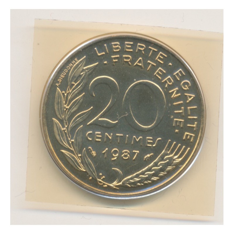 20 Centimes Marianne - 1987 - FDC