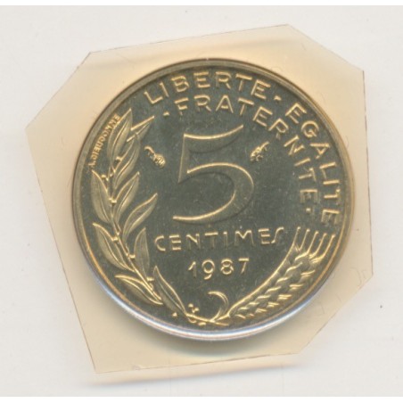5 Centimes Marianne - 1987 - FDC