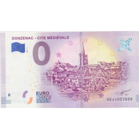 Billet 0€ - Cité médiévale Donzenac - 2018-3 - N°3888