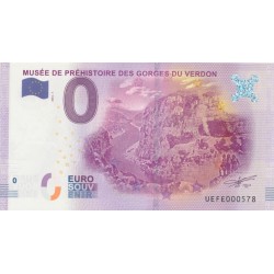 Billet - Musée de préhistoire des gorges du verdon - 2016-1 - N°578