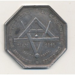 Jeton - Réunion des entrepreneurs de maçonnerie de Paris - 1810