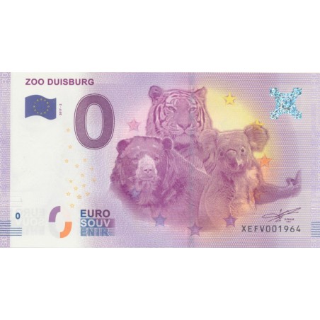 Billet 0€ - Zoo Duisburg - 2017-2 - N°1964