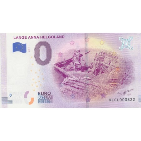 Billet 0€ - Allemagne - Lange anna helgoland - 2019-1 - N°822