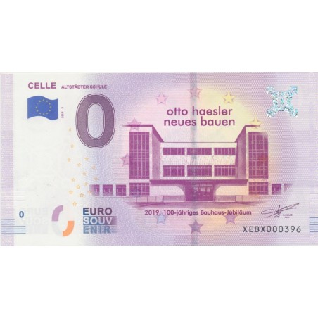 Billet 0€ - Allemagne - Celle - altstadter schule - 2019-2 - N°396