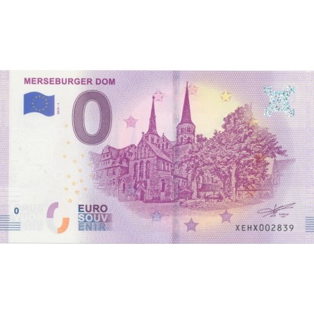 Billet 0€ - Allemagne - Merseburger dom - 2019-1 - N°2839