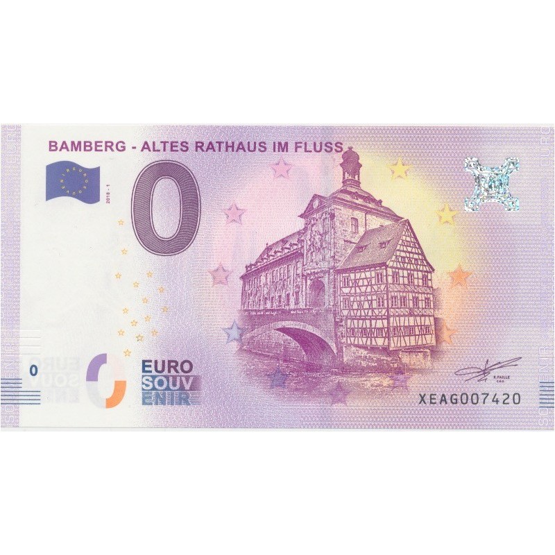 Billet 0€ - Allemagne - Bamberg altes Rathaus im Fluss - 2018-1 - N°7420