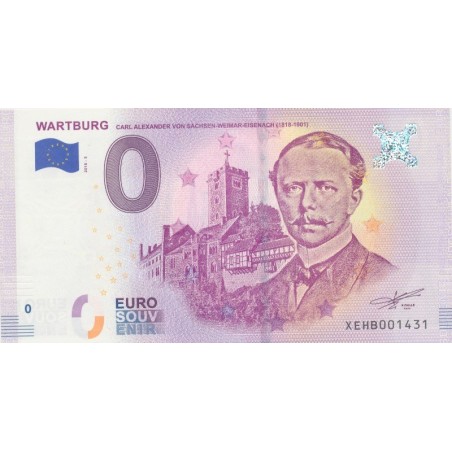 Billet 0€ - Allemagne - Wartburg - 2018-1 - N°1431