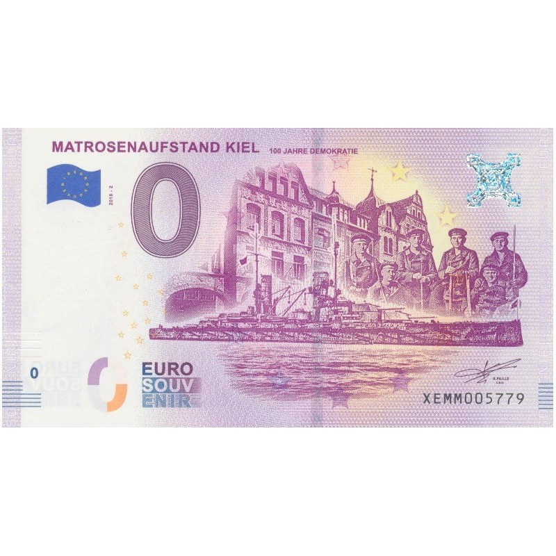 Billet 0€ - Allemagne - Matrosenaufstand kiel - 2018-2 - N°5779