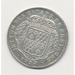 Jeton - Louis XV - États de bretagne - 1722 2