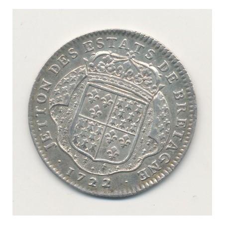 Jeton - Louis XV - États de bretagne - 1722